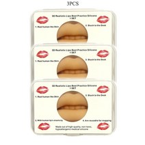 반영구화장 반영구재료 타투용품 메이크업연습용 실리콘스킨 영구 메이크업 아티스트를위한 큰, 3 가벼운 피부