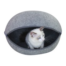 메이크잇 고양이 동굴 알모양 숨숨집, 1개