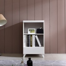 500 수납장식장 2컬러 책 옷선반 피겨 가성비 투룸 콘솔 오픈수납장 트로피 오픈진열장 협, 화이트