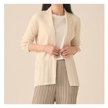 W9 W9 Pleats 오픈형 카라 자켓