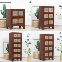 다한수제고가구 원목 모자이크 서랍장 2단 3단 4단 5단 엔틱, 1. 2단