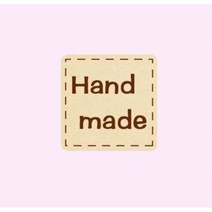 천연수제비누 과일청포장 사각 데코스티커 HANDMADE스티커 사무용품 핸드메이드스티커