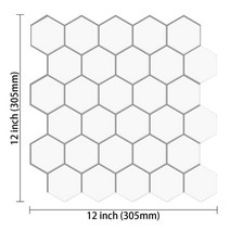 붙이는 벽지 셀프 웨인스코팅 템바보드 풀바른대형 30.5x30.5 붙이는 벽 스티커 껍질과 스틱 3D 지하철 타, 13 VP504_02 3 pieces