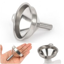 주방 미니 스텐 깔대기 음식 거름망 액체 가루 곡류 소분 여과기 신수대 깔때기 원형 조리 담금주 술 폐유 갈대기 기름통 오일 음료 과일주 페트병 국물 리필 흐름 방지 다용도 도구