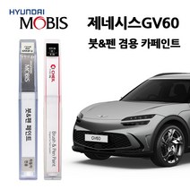 현대 모비스 제네시스 GV60 카페인트 자동차 붓펜 N5E PH3 RY5 SSS UYH, EMT-하나우마민트(주문색상)