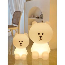 대형 곰돌이 무드등 선물, 50CM 빅 베어16색  리모컨