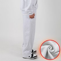 필나인 히트플러스 기모코튼 무지 와이드 팬츠