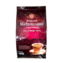 로빈스 모카헤이즐넛 800g 1개 자판기용 커피믹스 마일드