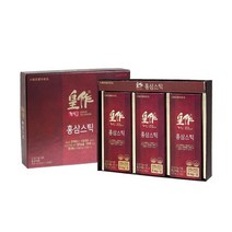 롯데 교회 회사 단체 학교 친구 병문안 황작 홍삼스틱 선물세트 10ml x 30포 (진세노사이드 8mg ) _선물용 봉투 증정 답례 감사 명절 선물세트, 43개