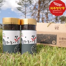 산촌VILL 국산 무농약 쥐눈이콩 약콩 청국장환 250gX1개_15일분 파주장단콩 현미 선물용
