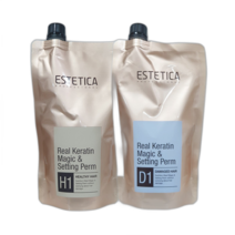 에스테티카 리얼 케라틴 매직약 셋팅펌 건강모 손상모 500ml 11203496, 에스테티카 리얼 매직 셋팅펌 손상모_크림타입