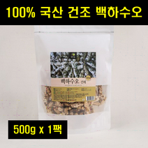 백하수오 백수오 백수호 은조롱 건백수오 국산 국내산 건조 백하수오 대용량 100% 100프로 100퍼센트 500g 1팩