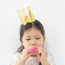 페이퍼 크라운 파티햇-고깔 왕관 생일 파티 소품 모자 꼬깔 아기 강아지 애견 반려견