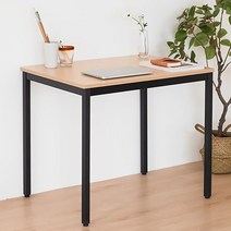 GD3304 책상 800 다용도 컴퓨터 철재프레임 DIY테이블, 파인 프레임화이트