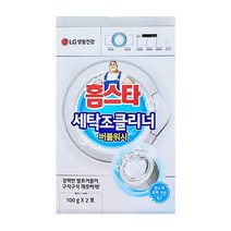 홈스타 세탁조 청소 버블워시 100gx2포 분말, 홈스타 세탁조버블워시 100gx2포(분말)