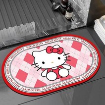 연통 홀잭키트 방염포 방염매트 홀잭 텐트Sanrio-헬로키티 쿠로미 카펫 욕실 화장실 물 흡수 미끄럼 방지, [03] 45x70cm, 05 E_03 45x70cm