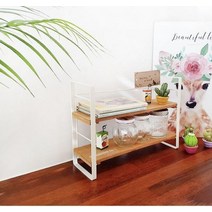 컵 철제 과일 양념 진열대 카페 선반 소품 화이트 꾸미기