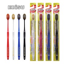 일본 Ebisu 에비스 프리미엄 칫솔 8종류 3개세트 잇몸 케어 광폭 어금니 부드러운 칫솔, 51호 컴팩트 부드러운모 3개, 3개