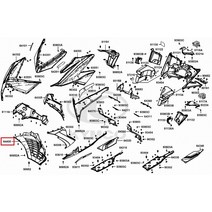 AK550 언더커버(앞) 64400-LGC6-E00, 단품