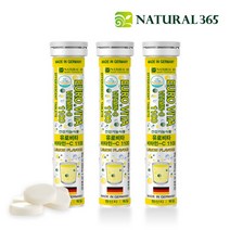 내츄럴365 독일 유로비타 발포비타민 비타민C 1100 3병-60일분, 없음, 상세 설명 참조, 상세 설명 참조