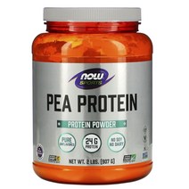 나우푸드 Now Foods 보충제 Sports 완두콩 단백질 프로틴 크리미초콜릿 907g, 12 온스, 내추럴 무향