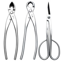 조경 특수 꽃 가위 접목기 분재 접목 원예 정원 절단, 스테인리스 스틸 미디움 5종 세트 (사진참조)