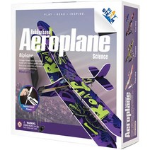 PLAYSTEAM 고무 밴드 Aeroplane Science 3 in 1, 02 복엽기