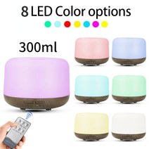 공기살균기 휴대용공기살균기 uv공기살균기 REUP-LED 에센셜 초음파 가습기 아로마 디퓨저 쿨 미스트 메이, 03 Dark coffee 300ml_01 AU