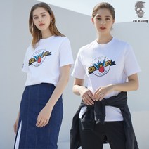 [에드하디] 여성 시그니처 아트웍 티셔츠 화이트