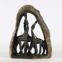 밝은미래 기린 인테리어 장식품 천연원석 돌조각상 아들 딸 자녀 이사 입주 선물, 스페셜1