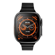 ZD8 울트라 맥스 스마트 워치 시리즈 8 49mm 티타늄 합금 바디 2.0 quot망막 스크린 BT 전화 NFC ECG IP68 방수, [01] ZD8 ultra, [01] full black