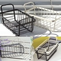 소피아 양손 바스켓 철바구니 철제바구니, 브라운, 1개, 브라운