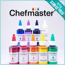 셰프마스터 쉐프마스터 식용색소 지용성 57g 초콜릿 초콜렛 비누 색소 액상타입, 액상타입 57g - 오렌지