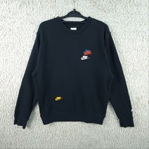 빈티지프렌/ [남90]나이키스포츠 블랙 멀티스우시 맨투맨