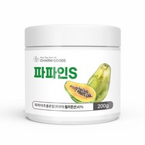 신비제품 파파인S 200g 1병 필리핀 파파야 추출 분말, 1통