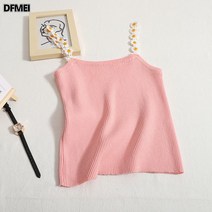 DFMEI 민소매 스판 나시 니트 나시녀