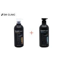 3W CLINIC 검은콩 샴푸500ml+트리트먼트 500ml