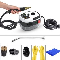 벽걸이에어컨셀프청소 벽걸이 에어컨 220v 전기 스팀 청소기 가전 제품 고온 살균 에어컨 주방 후드 자동차 청소 기계, 하얀색, 영국