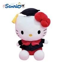 산리오 헬로키티 봉제인형 학사모 25cm 학교 졸업 KC인증