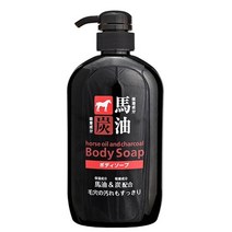[RAΕ] 마유 숯 바디워시 클렌저 샤워젤 솝 비누 목욕 약산성 제품 목욕물 남자져 여자 클린 클렌 ▷_4Ε470Ea, Εz_구마유지 마유 숯 바디워시 600ml (검정)