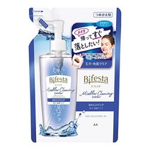Bifesta (비페스타) 미셀러 클렌징 워터 브라이트 업 리필 용 닦아 타입 모공 · 각질 클리어 화장수 유래 오일 프리 무향료 360 밀리리터 (x 1), 새로운 모델_360밀리리터 (x 1)