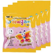 아모스 탱탱 아이클레이 파우치 2500, 분홍, 4개