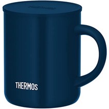 써모스 진공 보온 보냉 단열 머그컵 350ml 네이비 JDG-351C NVY, 350ml + 옵션7 + 구성1