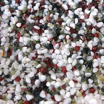 오색사 3-5mm 3~4kg-수족관 열대어 어항 바닥모래/헬로아쿠아, 1개