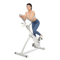 실내 헬스자전거 접이식자전거 스피닝 무음사이클, 은백【3단 각도+8단 자기저항 조절】