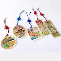 한국민예사 전통 금장 금속 책갈피 북마크 Korean bookmark 74종, 01 신부한복