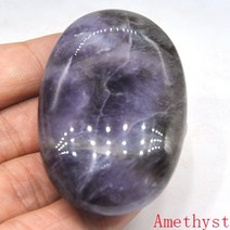 썬캐쳐 천연 자수정 로즈 쿼츠 걱정 스톤 치유 크리스탈 미네랄 팜 원석 핸드 뷰티 마사지 도구 도매, Amethyst+5pcs