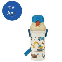 스케이터 워킹카 원터치물통 480ml 아동물통, 어깨끈 원터치물통