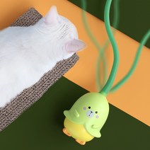 빅캣맘 움직이는 녹색 마법꼬리 고양이 장난감