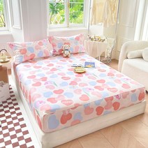 벙커침대 시트 인쇄 퀸 사이즈 매트리스 커버 코튼 탄력 밴드 Bedsheet 140x200, 10 nuan xin